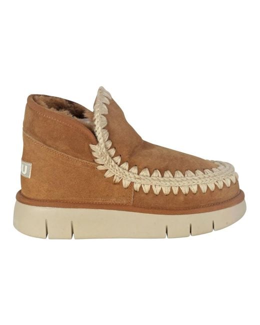 Mou Schoenen ,Bruin ,Wol Eskimo Bounce Sneaker in het Brown