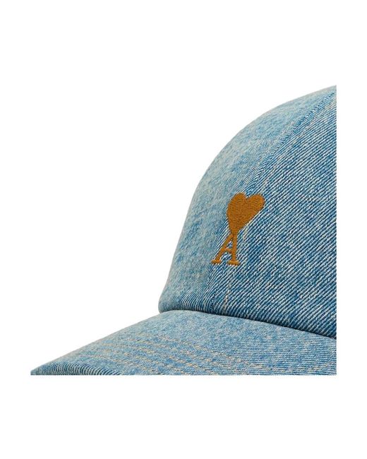 AMI Accessoires ,Blauw ,Blauwe Stijlvolle Hoeden in het Blue voor heren