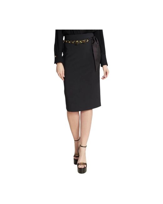 Elisabetta Franchi Black Pencil Skirts
