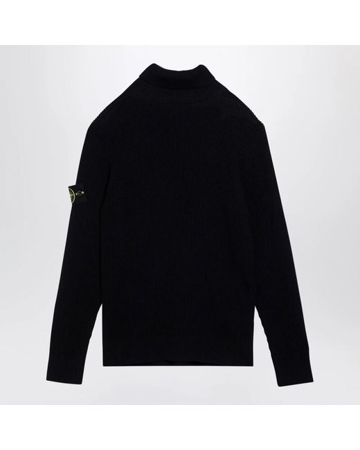 Stone Island Blue Turtlenecks for men