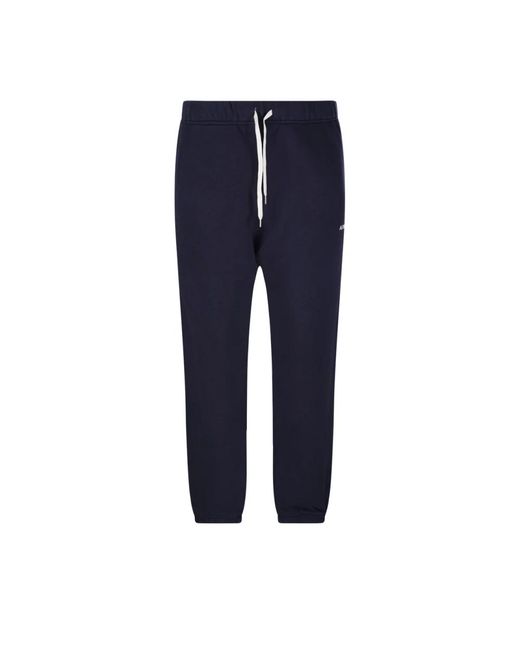 Autry Broeken ,Blauw ,Katoen Blauwe Jersey Sweatpant in het Blue voor heren