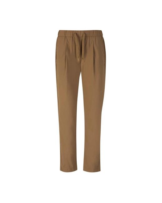 Herno Brown Einfarbige Technische Jogginghose