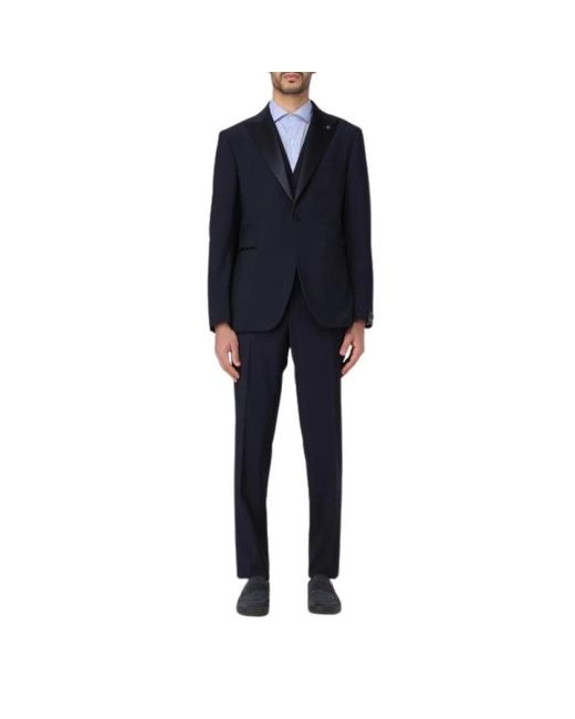 Single Breasted Suits Tagliatore de hombre de color Blue