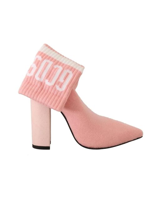 Gcds Pink Heeled Boots