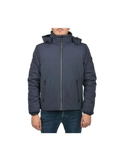 Winter Jackets Yes Zee de hombre de color Blue