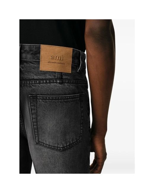 AMI Rechte Jeans in het Gray voor heren