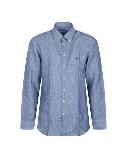 Etro Blue Casual Shirts for men