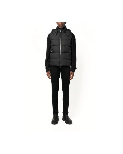 Moorer Black Waistcoats for men