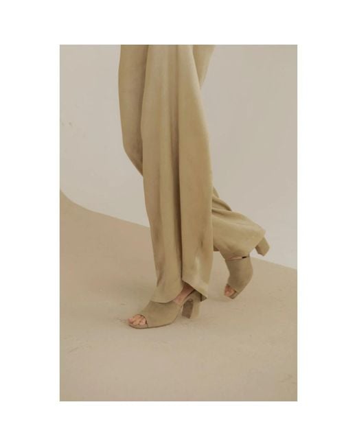 Cortana White Heeled Mules