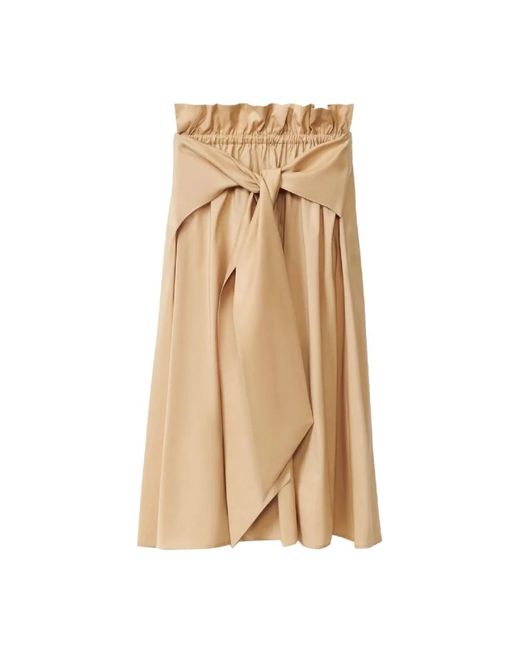 Fabiana Filippi Natural Midi Skirts