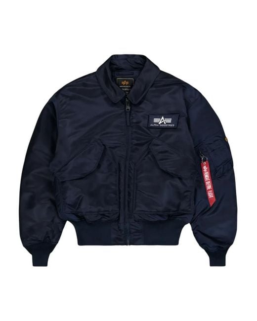 Alpha Industries Blue Bomber Jackets