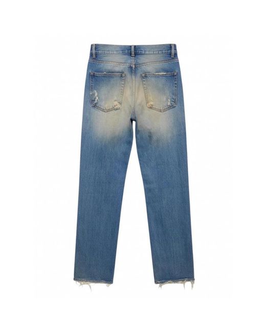 424 Blue Straight Jeans for men