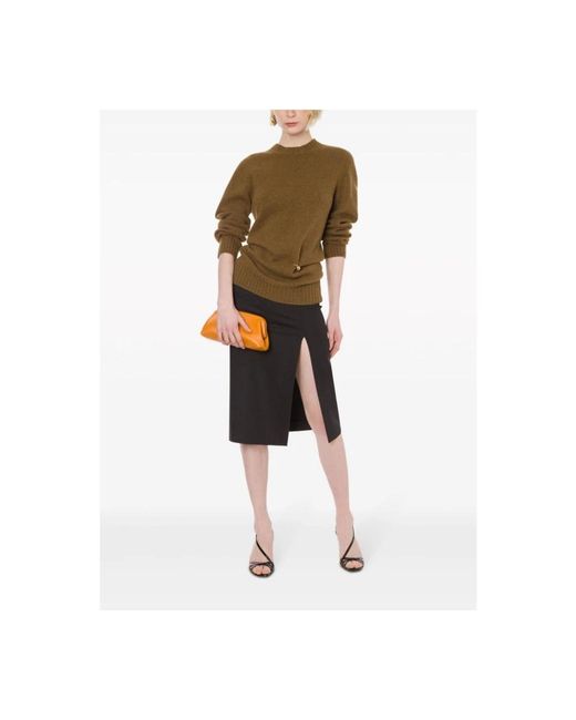 Philosophy Di Lorenzo Serafini Green Round-Neck Knitwear