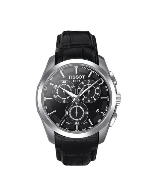 T0356171605100 - couturier chronograph di Tissot in Black da Uomo