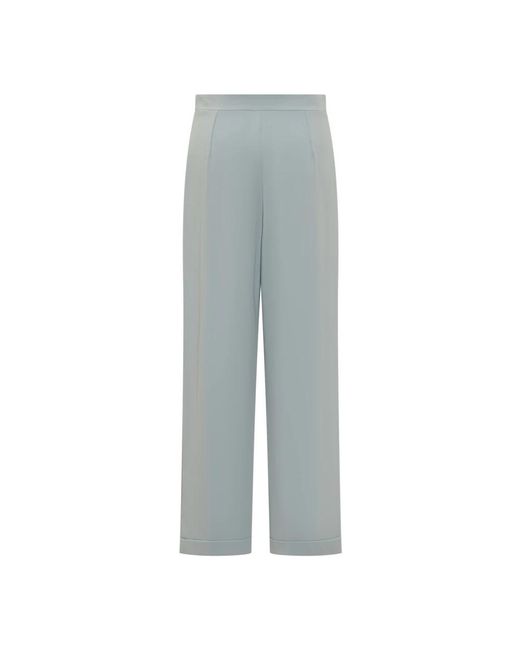 Emporio Armani Gray Straight Trousers