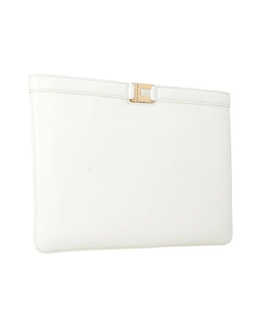 Elisabetta Franchi White Clutches