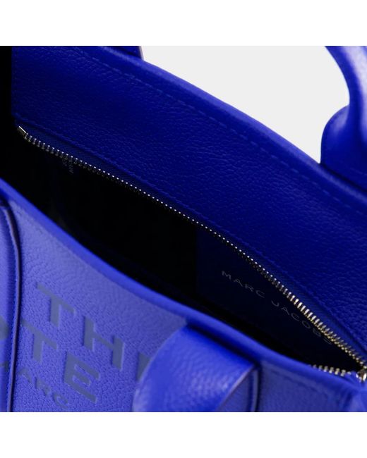 Marc Jacobs Blue Blaue leder-tote-tasche