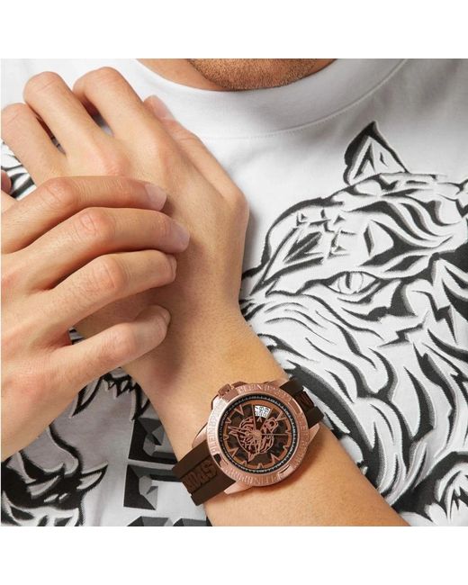 Philipp Plein Touchdown Watch in het Metallic voor heren