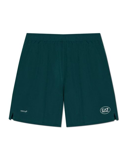 EA7 Casual Shorts in het Green voor heren