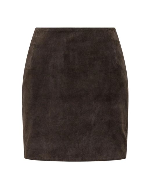 ROTATE BIRGER CHRISTENSEN Black Leather Skirts