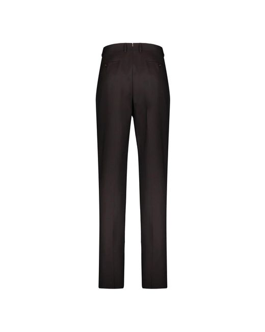Moorer Black Suit Trousers for men
