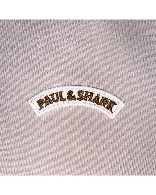 Paul & Shark Baumwolle nylon elasthan jogginghose in Natural für Herren