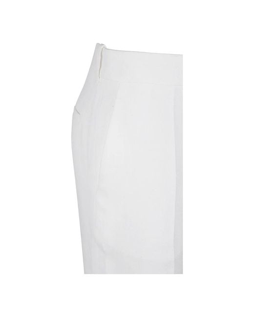 Chloé Wide Trousers in het White