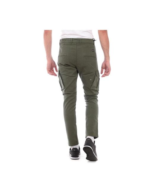 Daniele Alessandrini Green Slim-Fit Trousers for men