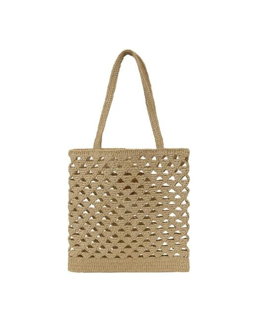 Prada Metallic Schultertasche
