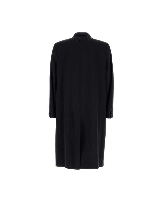Maison Margiela Black Single-Breasted Coats
