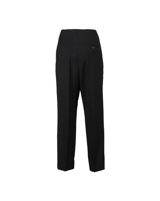 Trousers > cropped trousers Erika Cavallini Semi Couture en coloris Black