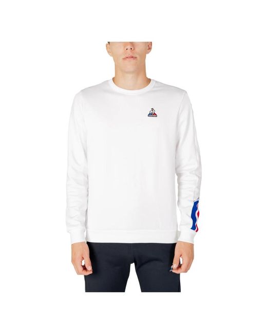 Le Coq Sportif White Sweatshirts for men