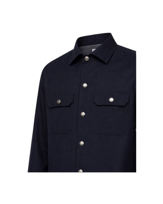 Light Jackets Brunello Cucinelli de hombre de color Blue