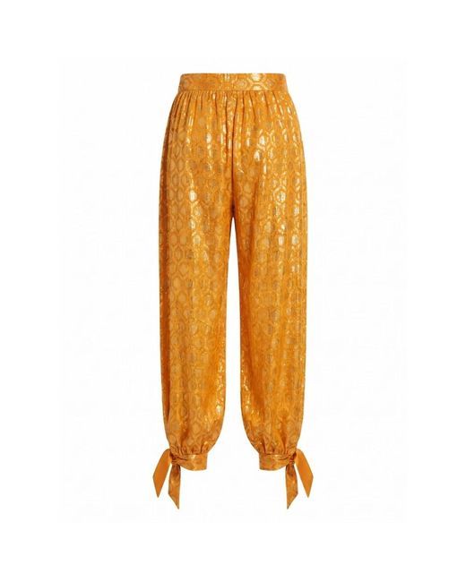 Taller Marmo Orange Wide Trousers