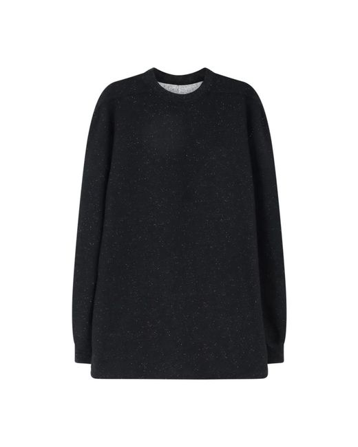 Rick Owens Black Round-Neck Knitwear for men