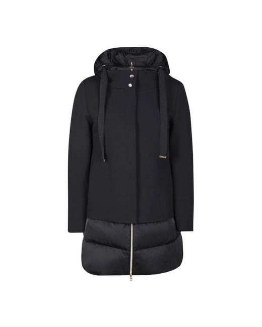 Herno Black Down Jackets