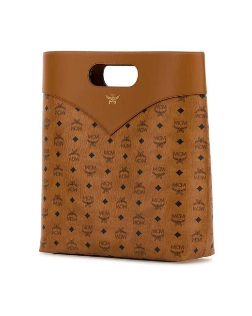 MCM Canvas shopping bag in Brown für Herren