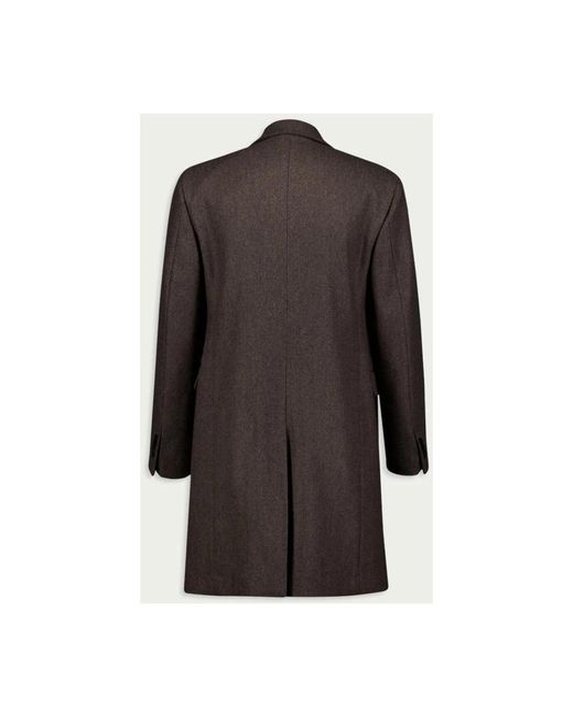 Boglioli Brown Double-Breasted Coats for men