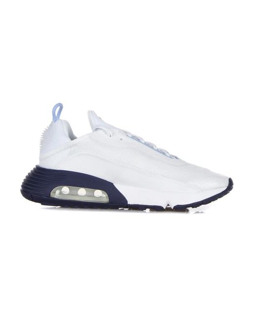 Nike Witte Lage Sneaker Met Luchteenheid in het White voor heren
