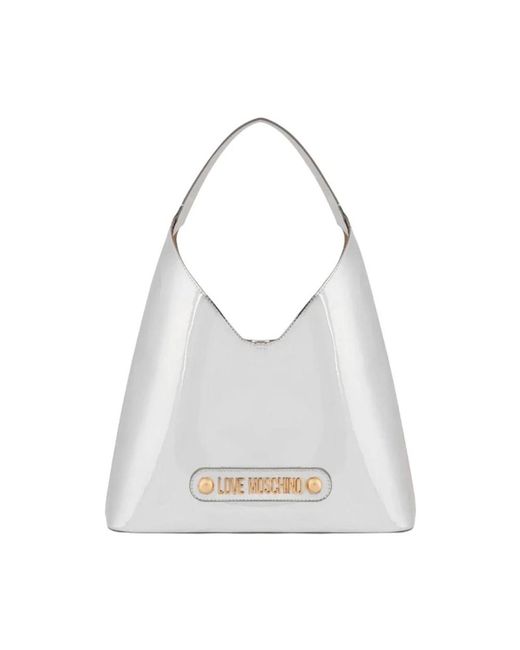 Love Moschino White Shoulder Bags