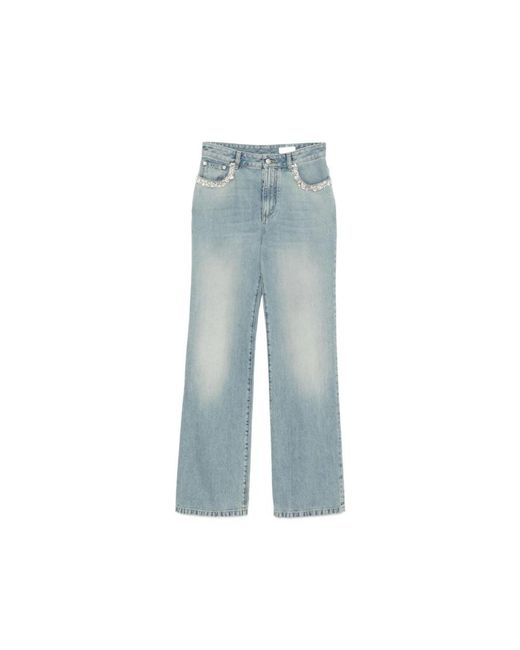 McQueen Blue Straight Jeans