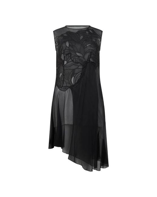 Alberta Ferretti Black Short Dresses