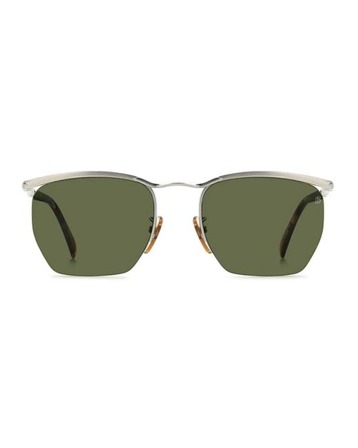 David Beckham Green Sunglasses