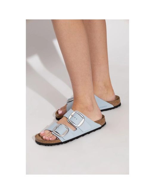 Birkenstock Blue Sliders