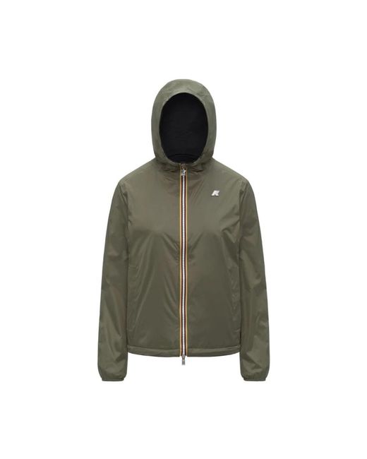 K-Way Jake Reversible Jacket in het Black voor heren