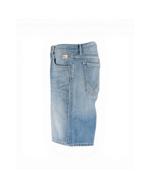 Roy Rogers Blue Denim Shorts for men