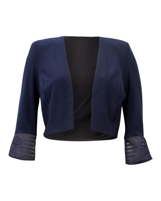 Joseph Ribkoff Truien & Vesten ,Blauw ,Bolero Cardigan in het Blue