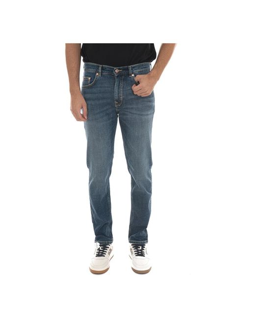 Harmont & Blaine Blue Slim Fit Jeans for men