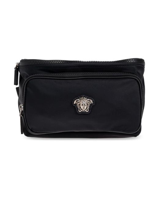 Versace Tassen ,Zwart ,Leer Heuptas in het Black voor heren