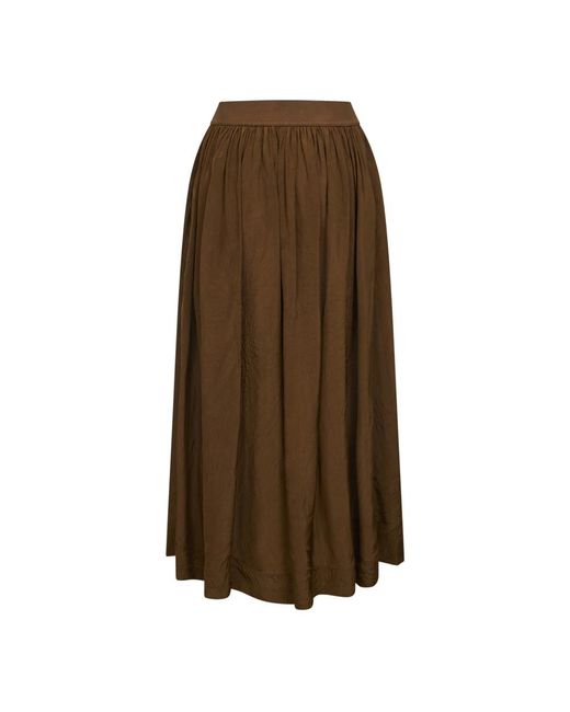 Uma Wang Brown Midi Skirts